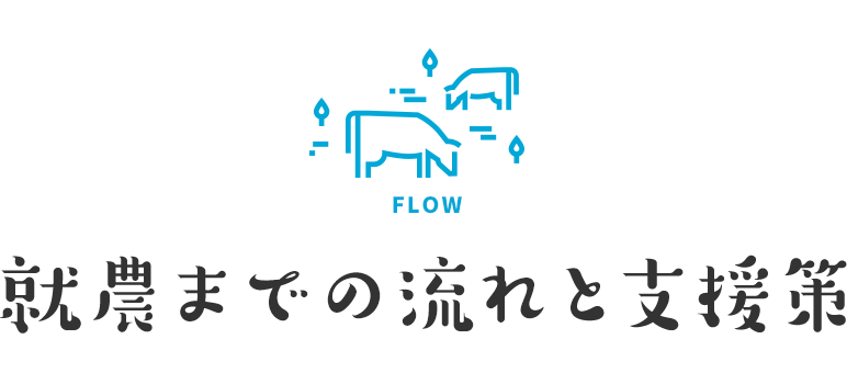 就農までの流れ