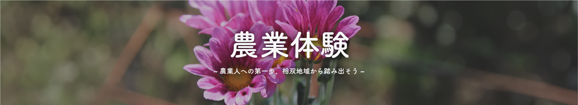 農業への第一歩、相双地域から踏み出そう