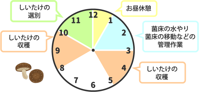 水稲の年間スケジュール